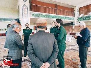 بازدید فرمانده سپاه شاهرود از پایگاه بسیج روستای بدشت+ تصاویر