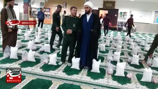 توزیع ۱۰۰۰ بسته معیشتی و کمک مومنانه توسط سپاه و بسیج در بندر ماهشهر