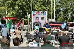 مراسم چهلمین روز شهادت سردار &laquo;سلگی&raquo; در نهاوند