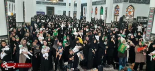 مادران گیلانی با حضرت رباب (س) همدردی کردند