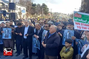 جشن باشکوه نصر و پیروزی مقاومت فلسطین در نهاوند برگزار شد