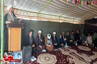 برپایی میز خدمت در جمع عشایر منطقه برزول شهرستان نهاوند