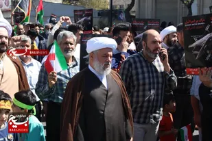 راهپیمایی روز جهانی قدس در مهرشهر برگزار شد+تصاویر