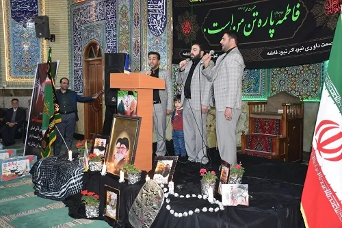 مراسم بزرگداشت شهید حاج قاسم سلیمانی در لشکر عملیاتی