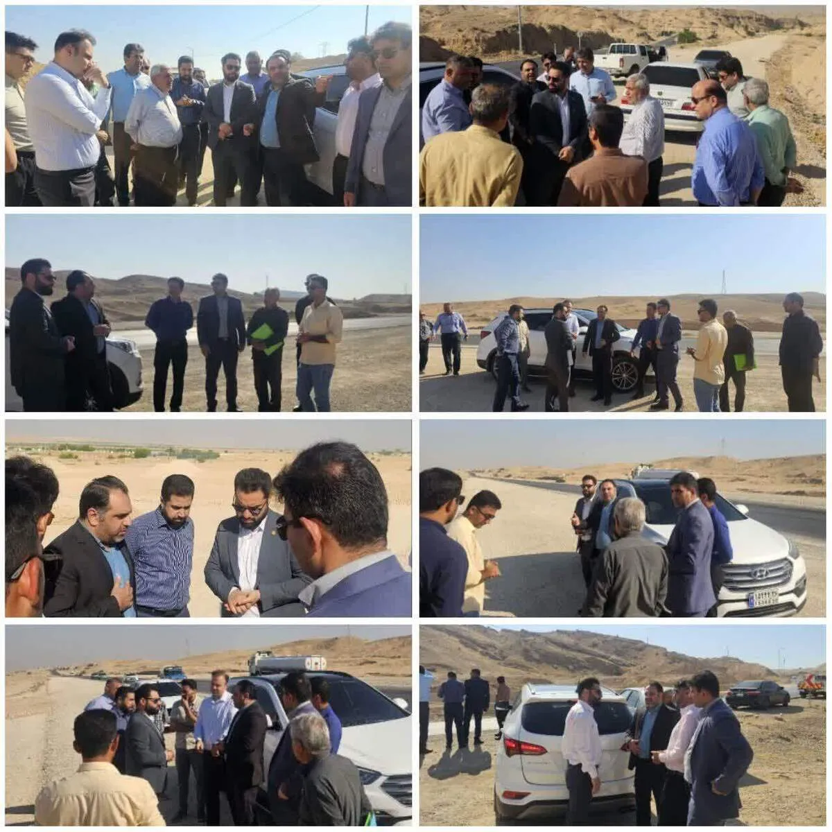 بازدید مدیرکل راهداری حمل ونقل جاده ای استان در آغاجاری