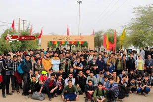 برگزاری اردوی راهیان نور بسیجیان سپاه ناحیه امام حسین (ع) کرج
