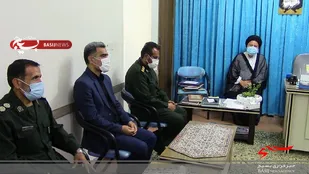دیدار فرماندهی و پرسنل سپاه دامغان با امام جمعه به مناسبت هفته معلم
