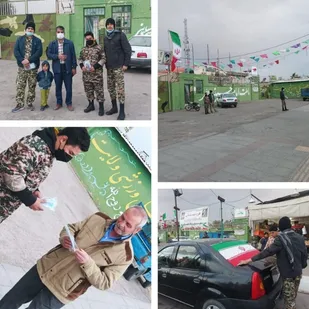 ماسک رایگان در آزادشهر یزد توزیع شد