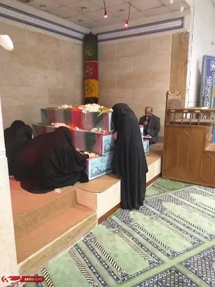 مراسم عزاداری بانوان بسیجی حوزه ۱۰۴ رضوان در شب شهادت حضرت علی (ع)