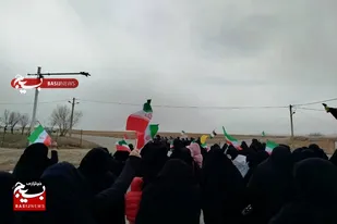 تجمع اقتدار بانوان گل تپه در پنجمین روز شهادت رهبر معظم انقلاب