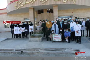 به مناسبت گرامیداشت هفته بسیج مراسم تجلیل از &laquo;مدافعان سلامت&raquo; در شهرستان خلیل آباد برگزار گردید.