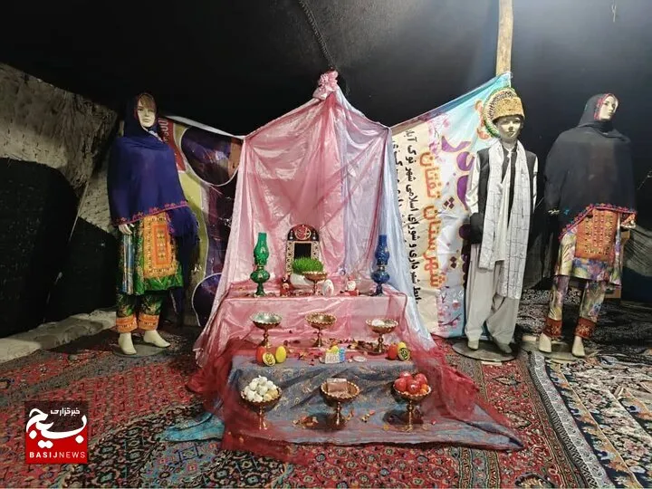 استقبال از گردشگران نوروزی تفتان در سیاه چادر عشایری