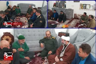 دیدار با خانواده شهید مدافع حرم در دیباج&nbsp;