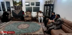 دیدار بسیجیان حوزه مقاومت بسیج فجر با خانواده شهدا