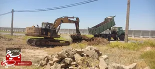 ساخت مواکب شهدای دانشجو خوزستان در مرزهای شلمچه و چذابه