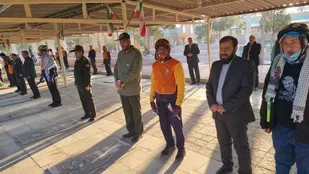 رکاب&zwnj;زنی دوچرخه&zwnj;سواران زراوند شهرستان زرند تا گلزار شهدای کرمان
