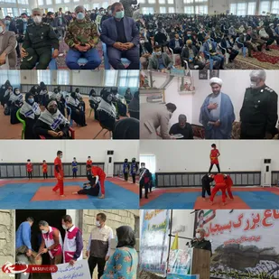 نمایش اقتدار بسیجیان در چرام/ دیدار با خانواده شهدای ورزشکار/ برگزاری اردوی جهادی دامپزشکی در تنگ مو