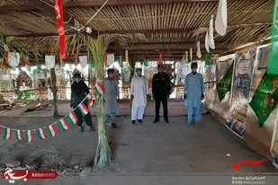 برپایی خیمه های مقاومت در شهر پلان چابهار