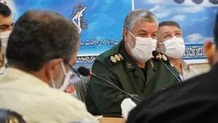نشست خبری جانشین سپاه استان قزوین به مناسبت هفته دفاع مقدس