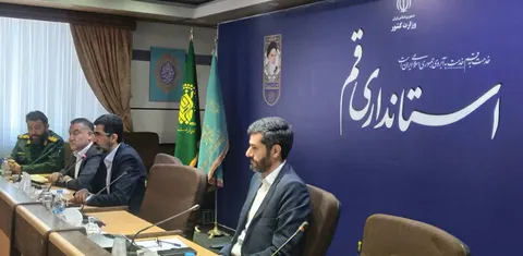 حضور مسئول سازمان بسیج مهندسین صنعت و معدن استان قم در هجدهمین جلسه اصلی کارگروه تسهیل و رفع موانع تولید استان قم