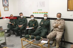 بازدید مسئولین سپاه ناحیه همدان از حوزه شهید صوفی