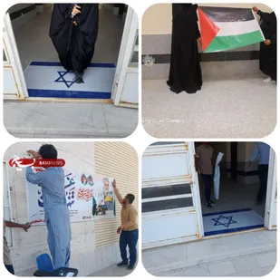 محکومیت جنایات رژیم صهیونیستی در دانشگاه پیام نور رودبار جنوب
