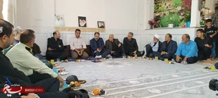 دیدار استاندار اصفهان از جانباز مدافع حرم ابوالقاسم زهیری در شهرستان هرند