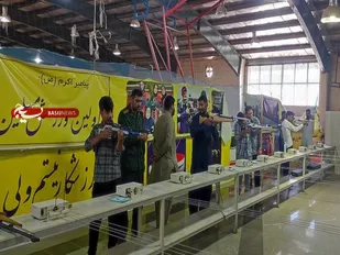 مسابقات تیراندازی با تفنگ بادی ویژه برادران بسیجی در چابهار برگزار شد