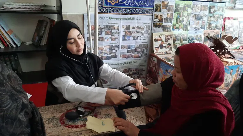 برگزاری اردوی جهادی پزشکی در منطقه عباس‌آباد محمدشهر