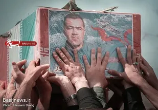 تشییع باشکوه پیکر شهید مدافع امنیت "حسین تقی&zwnj;پور" در اسلامشهر