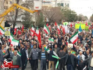 اجتماع بی&zwnj;نظیر مردم کرمان در راهپیمایی 22 بهمن +تصاویر