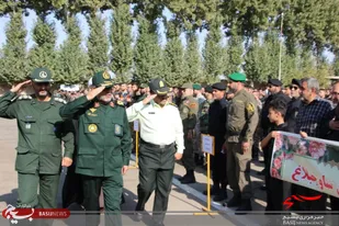 گزارش تصویری از آئین صبحگاه مشترک نیروهای مسلح در ساوجبلاغ