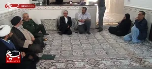 دیدار با خانواده شهید ابراهیم زمانی در دلوار