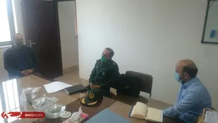 دیدار فرمانده حوزه بسیج ادارات الحدید شاهرود با روسای ادارات برق و پست ۲۳۰ کیلوولت+ تصاویر