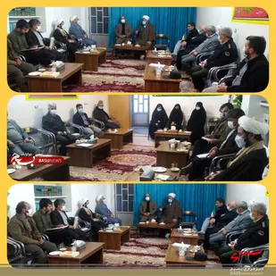 برگزاری جلسه قرارگاه محله مسجد محور شهر مجن با موضوع مبارک فجر