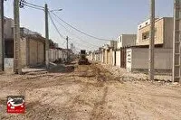 بهسازی معابر مسکن مهر امیدیه