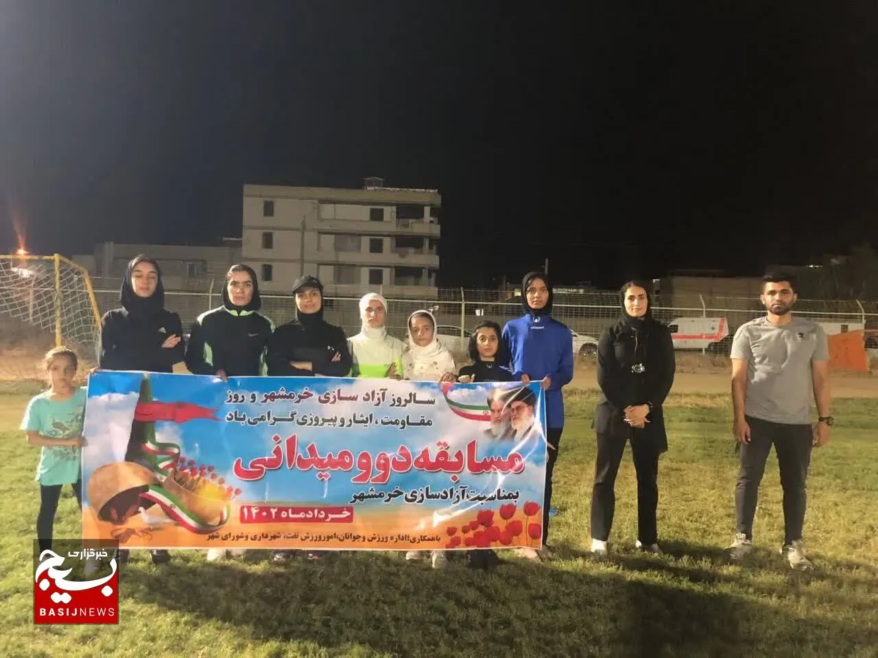 کسب مقام قهرمانی بانوان دو و میدانی کار شهرستان باغملک در مسابقات سالروز آزاد سازی خرمشهر