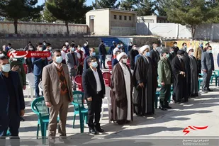 مراسم نواختن زنگ انقلاب در جغتای