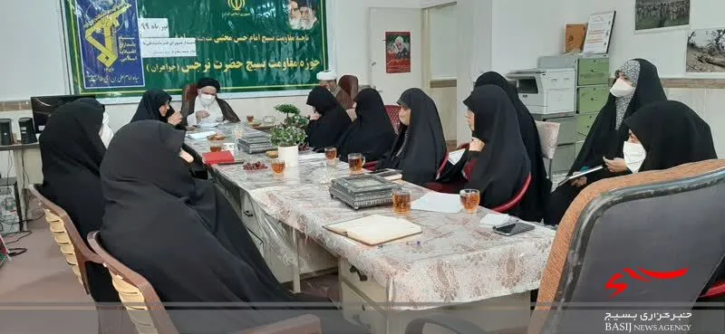 دیدار فرمانده حوزه حضرت نرجس (س) با امام جمعه پردیسان
