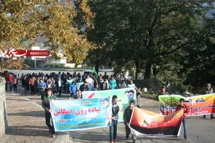 همایش پیاده روی خانوادگی در نوده خاندوز