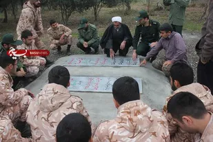 غبارروبی مزار شهدای شهرستان گمیشان