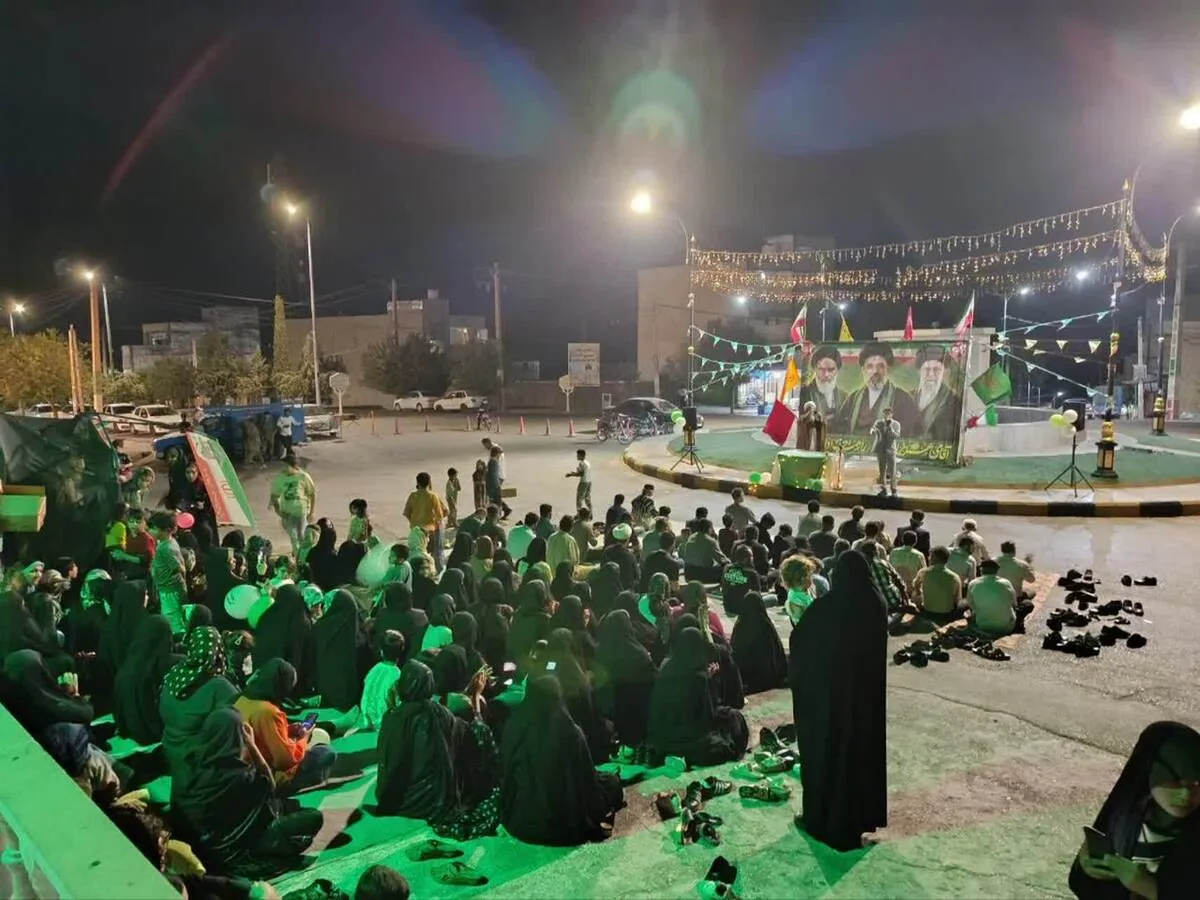 شهر دزپارت غرق در نور و شادی؛ جشن میلاد پیامبر اکرم (ص) و امام جعفر صادق (ع) برگزار شد