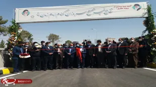 افتتاح تقاطع غیر هم سطح سربازان گمنام امام زمان در کرمان