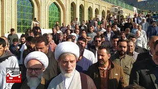 خروش مردم ولایتمدار شوشتر در حمایت از مردم عزادار کرمان