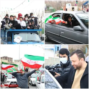 فیلم/ مصاحبه های متفاوت در راهپیمایی ۲۲ بهمن در کرج
