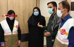 واکسیناسیون خودرویی کرونا در گلزار شهدای وردآورد انجام شد