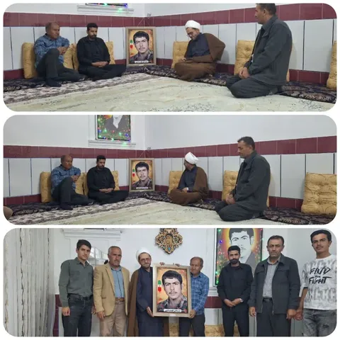 دیدار با خانواده شهید صادق طهماسبی