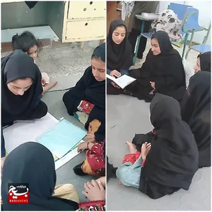 برگزاری کلاس های اوقات فراغت&nbsp;
دانش آموزان در کانون فرهنگی فدائیان زینب (س) نصرت آباد