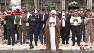 اقامه نماز باشکوه عید سعید فطر در تربت جام&zwnj;