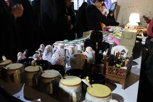 برپایی نمایشگاه اسوه در حاشیه تجمعات شبانه کبودراهنگ
